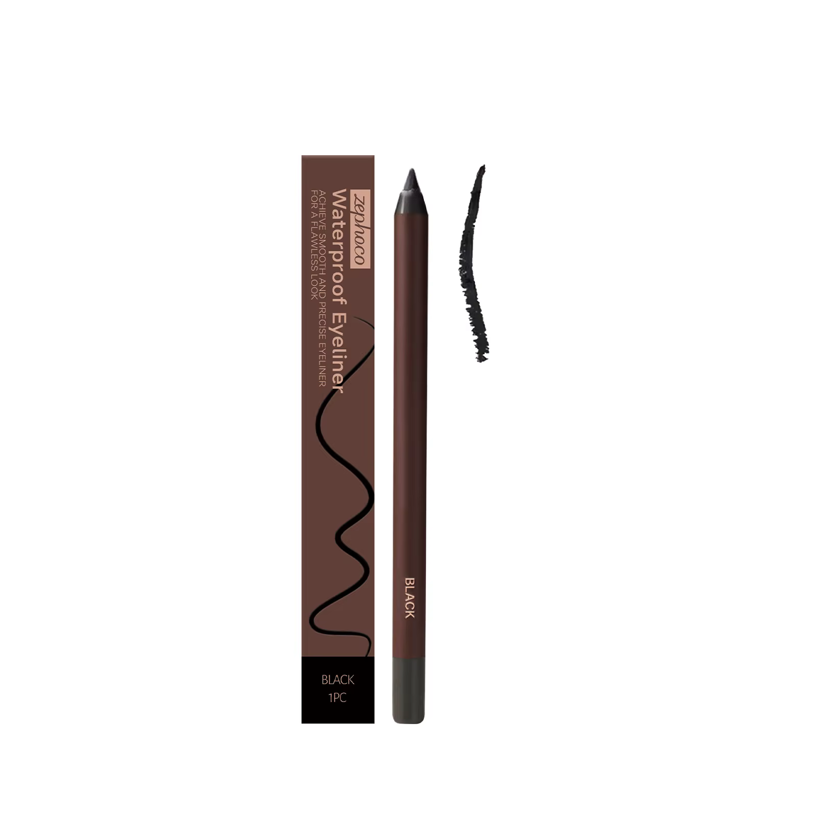 Eyeliner en gel noir, imperméable, anti-taches, longue durée, crayon de maquillage pour les yeux, te