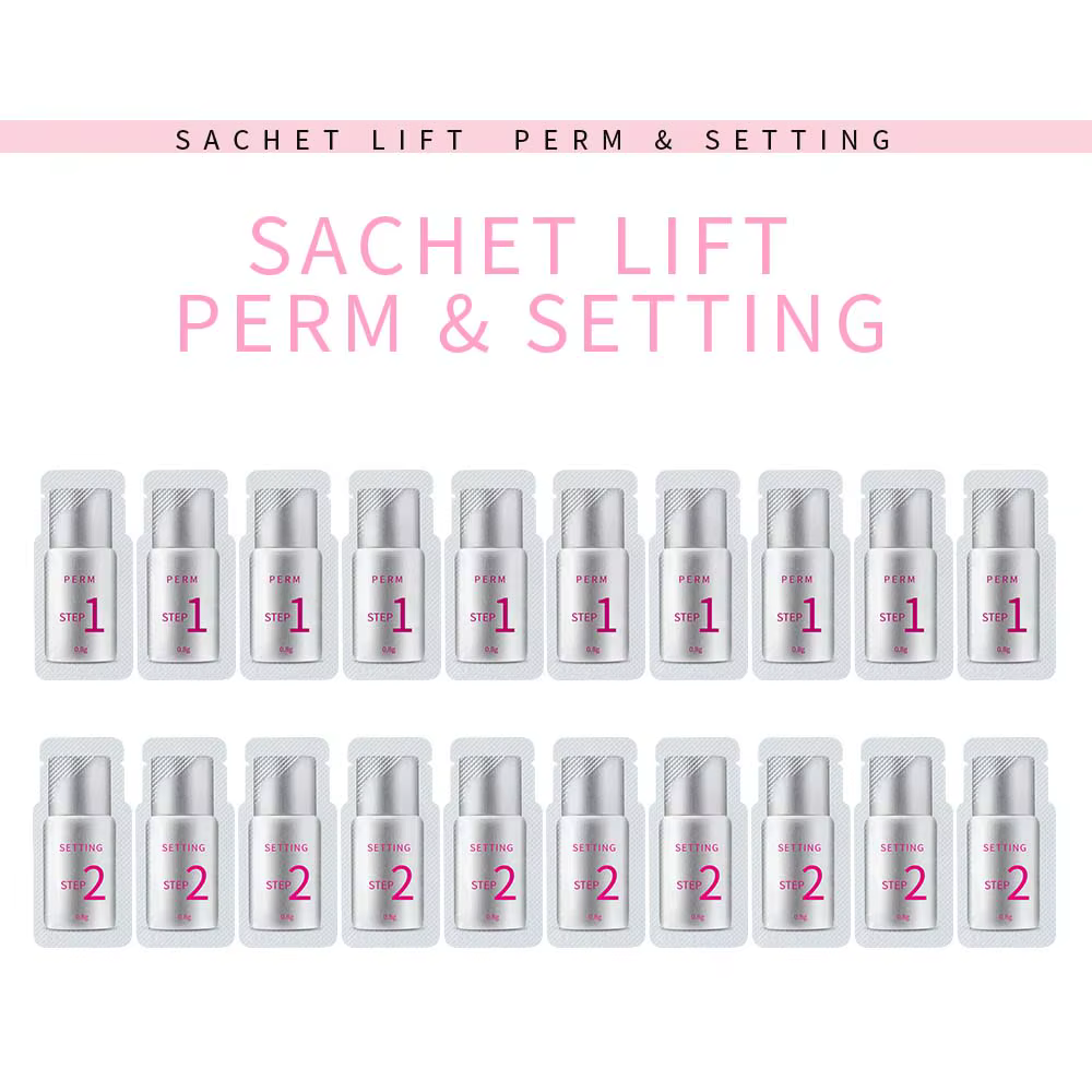 10 paires/lot ICONSIGN Lotion de levage de cils Sachet Lotion de Fixation de permanente rapide cils