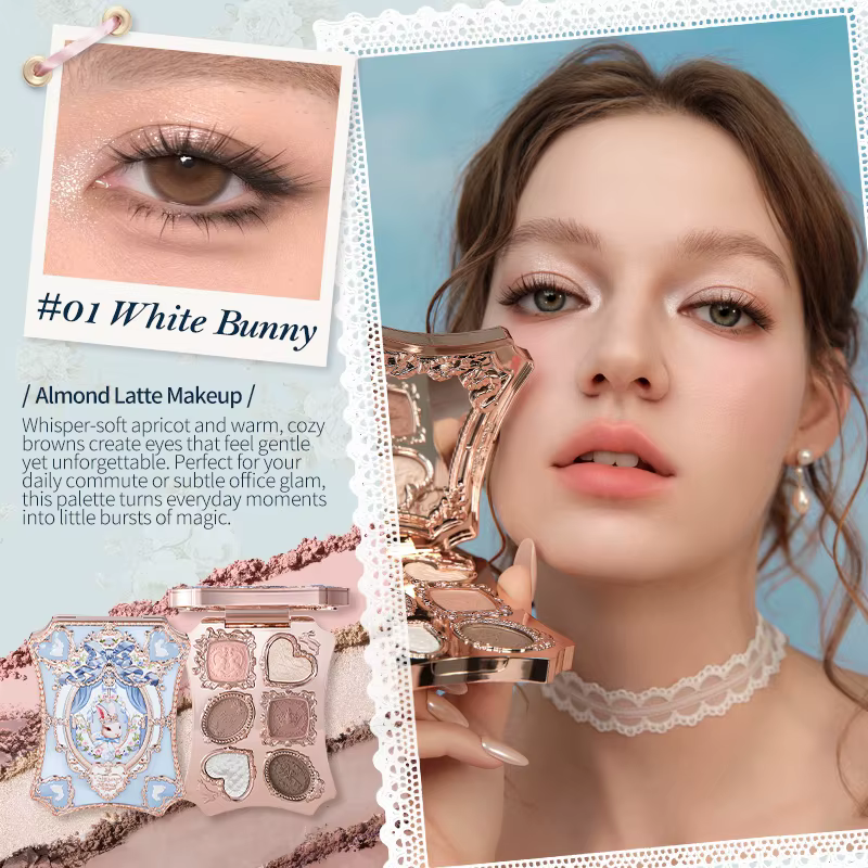 Palette de maquillage 6 couleurs Flower Knows Bunny Garden Collection