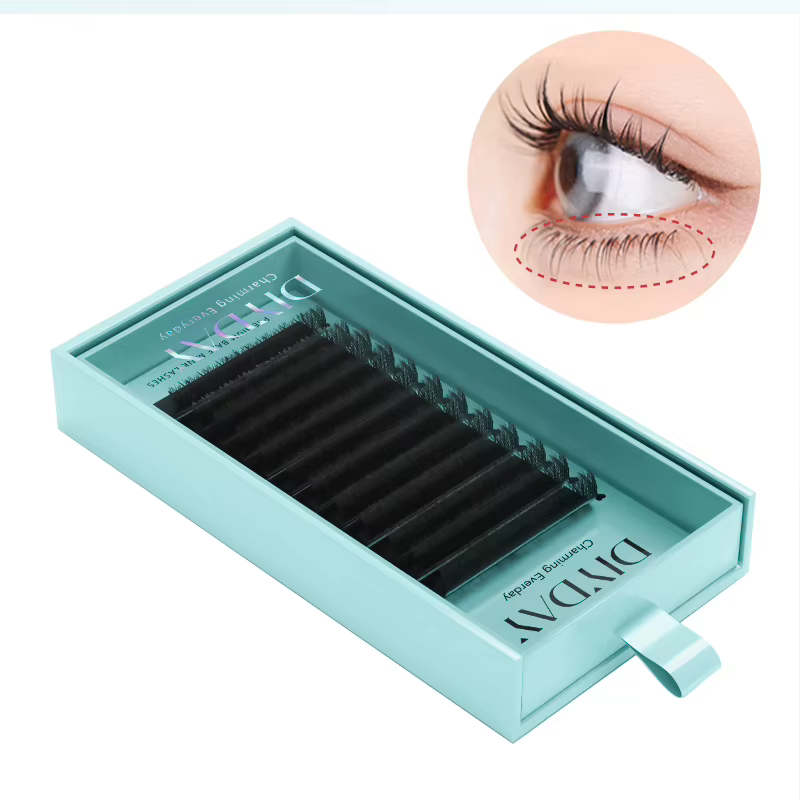 DIYDAY Extension de cils inférieurs B/C 5mm 6mm 7mm BASF Pbt fournitures de cils classiques individu