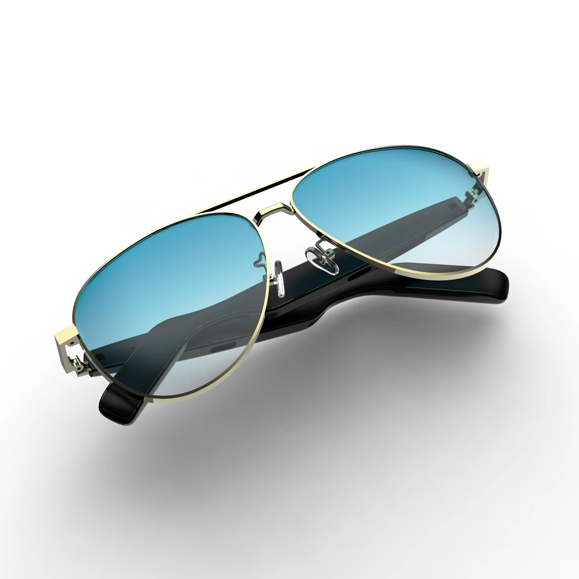 Lunettes intelligentes SG13 avec audio immersif à oreille ouverte, cadre dégradé élégant, Bluetooth