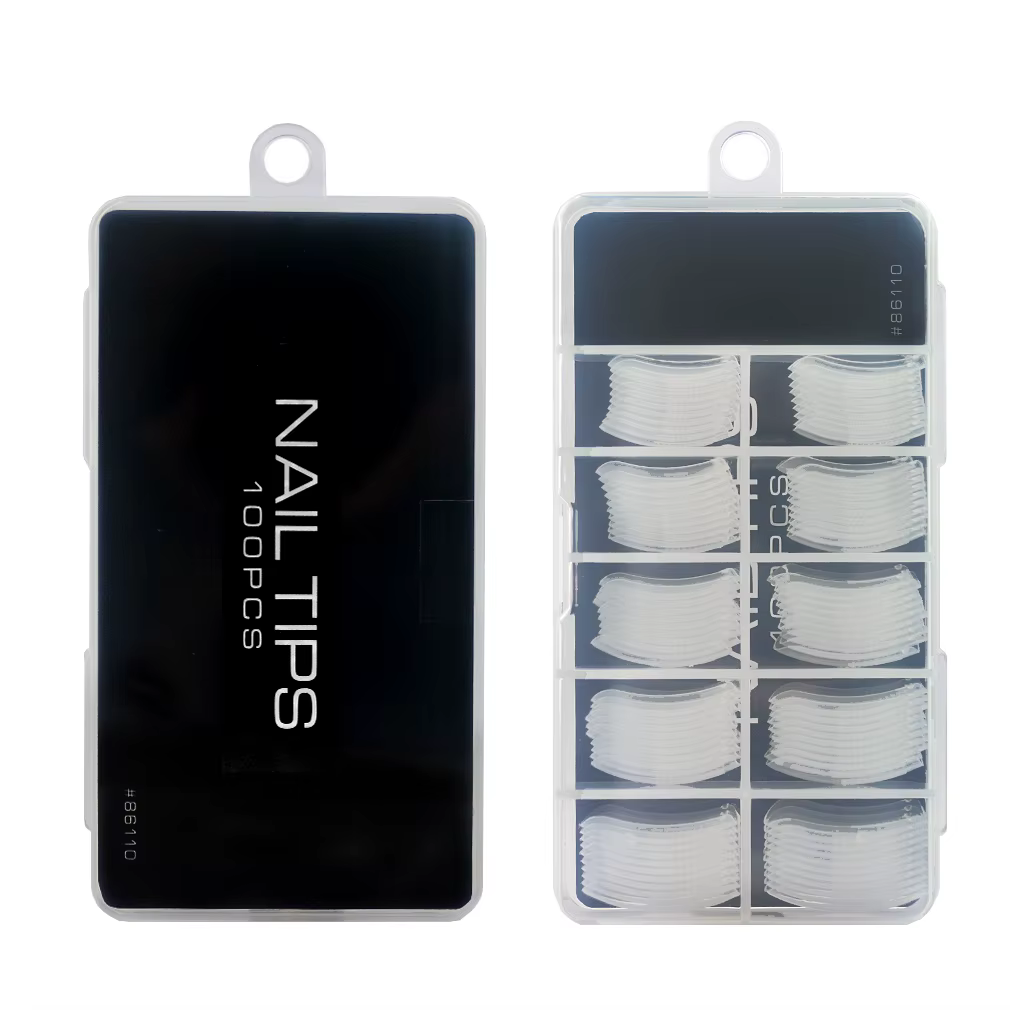 Faux ongles transparents français couverture complète pour ongles acryliques Venalisa Poly Nail Gel 