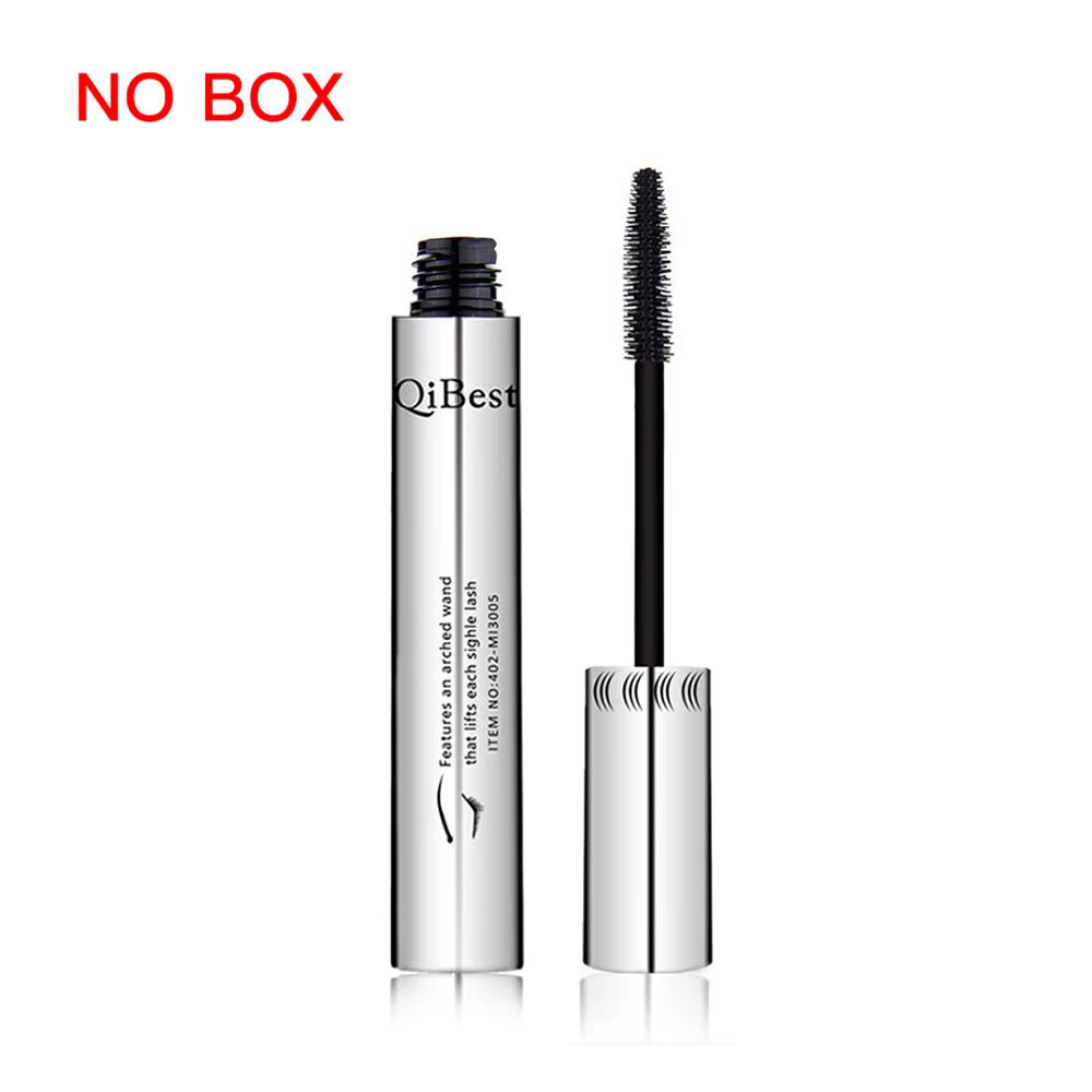 QIBEST Mascara imperméable noir maquillage pour les yeux Rimmel 4D cils cosmétiques Curling épais Ma