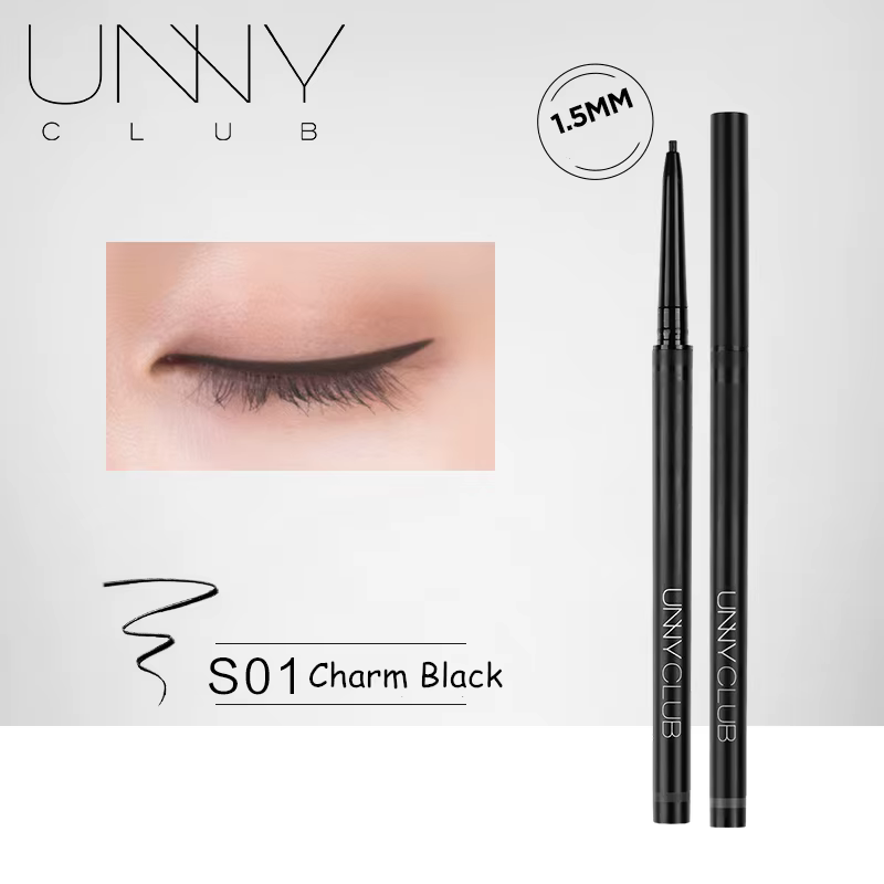 UNNY Eyeliner Super Sim Delineation précise de la Nature crayon pour les yeux durable maquillage Unn