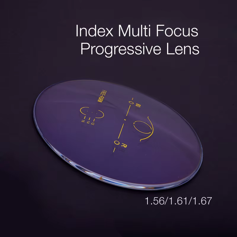 Lentilles progressives multifocales MUZZ 1.56/1.61/1.67 Index CR-39, verres de prescription pour myo