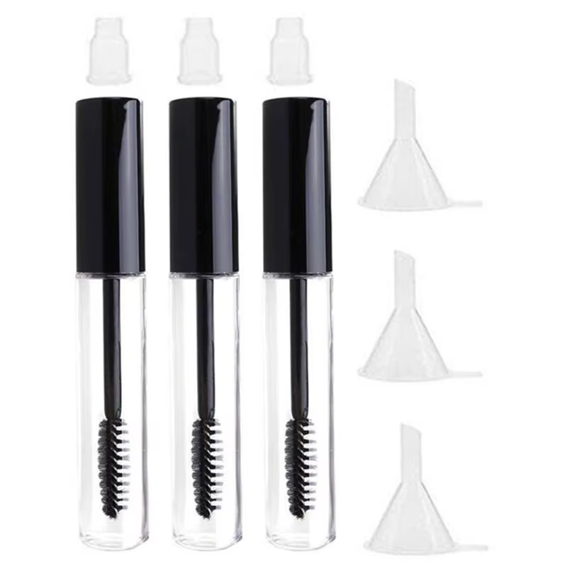 Tube de Mascara vide de 10ml, 3 pièces, flacon de crème pour cils, bouteille de liquide, récipient c