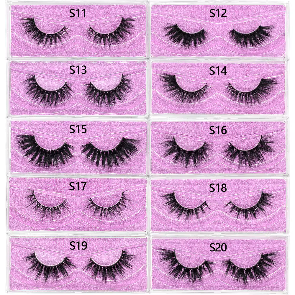 FOXESJI-Faux cils de vison 3D, extension de cils doux, ensemble de maquillage, contaminants croisés,