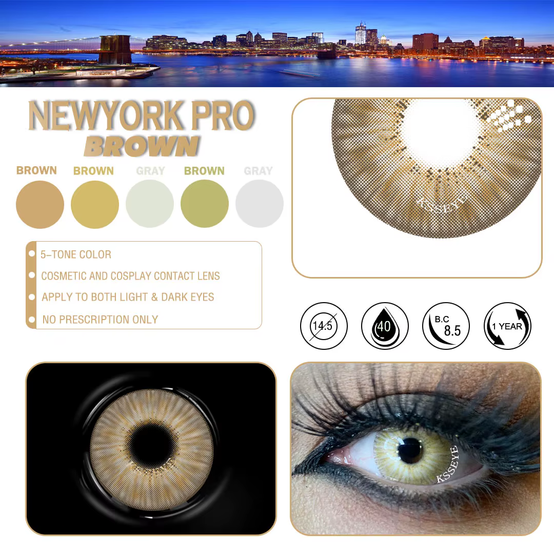 KSSEYE-Lentilles de Contact Colorées pour les Yeux, Accessoire de Maquillage avec Étui, Vente en Gro