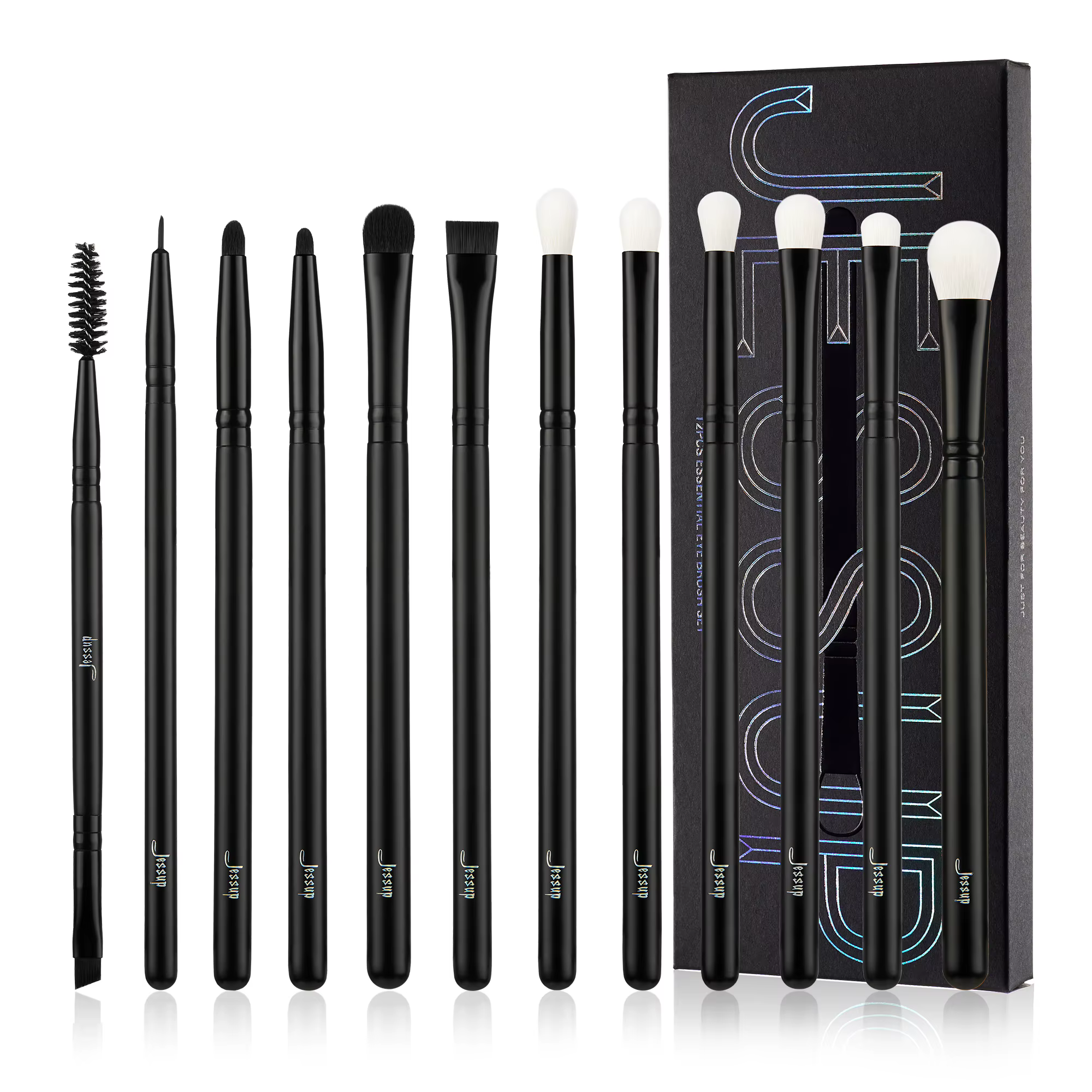 Jessup ensemble de pinceaux de maquillage pour les yeux, ensemble de pinceaux pour fard à paupières