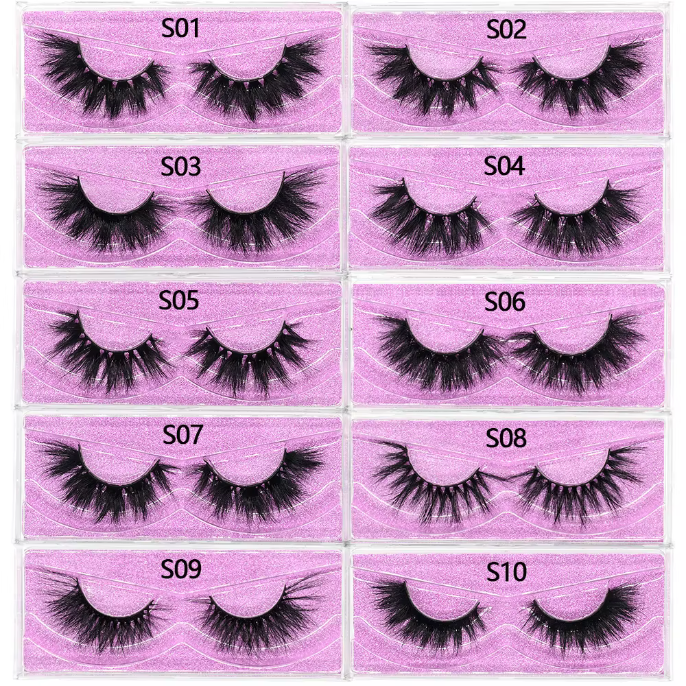FOXESJI-Faux cils de vison 3D, extension de cils doux, ensemble de maquillage, contaminants croisés,