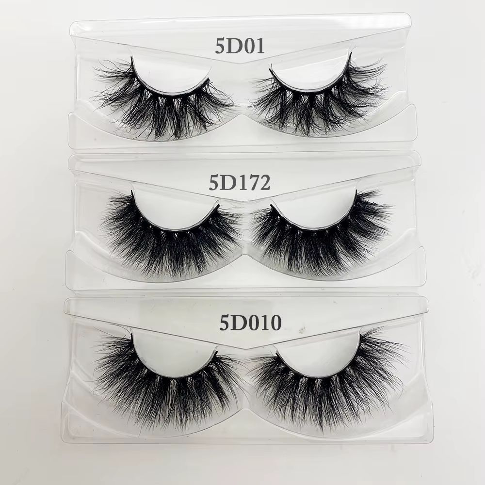Cils en gros 20/40/50/100 pièces 5D cils de vison cils de vison naturels en gros faux cils maquillag