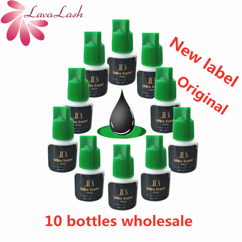 IB Ultra super colle Extensions de cils colle 5ml corée noir faux cils colle cils colle adhésive 10