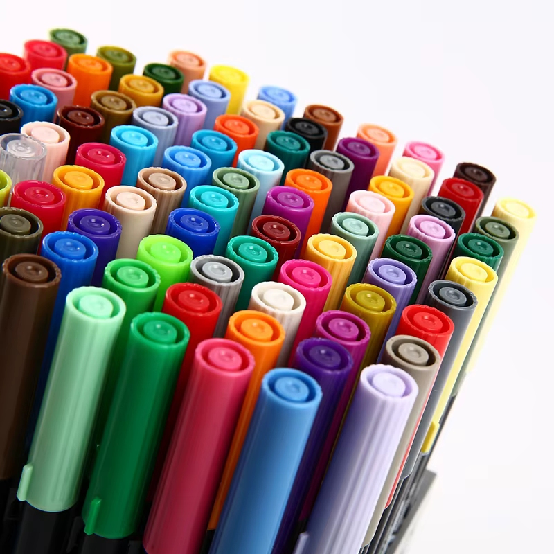 Tombow ABT-Stylo pinceau à eau et pointe fine pour touristes, stylo marqueur d'art de calligraphie,