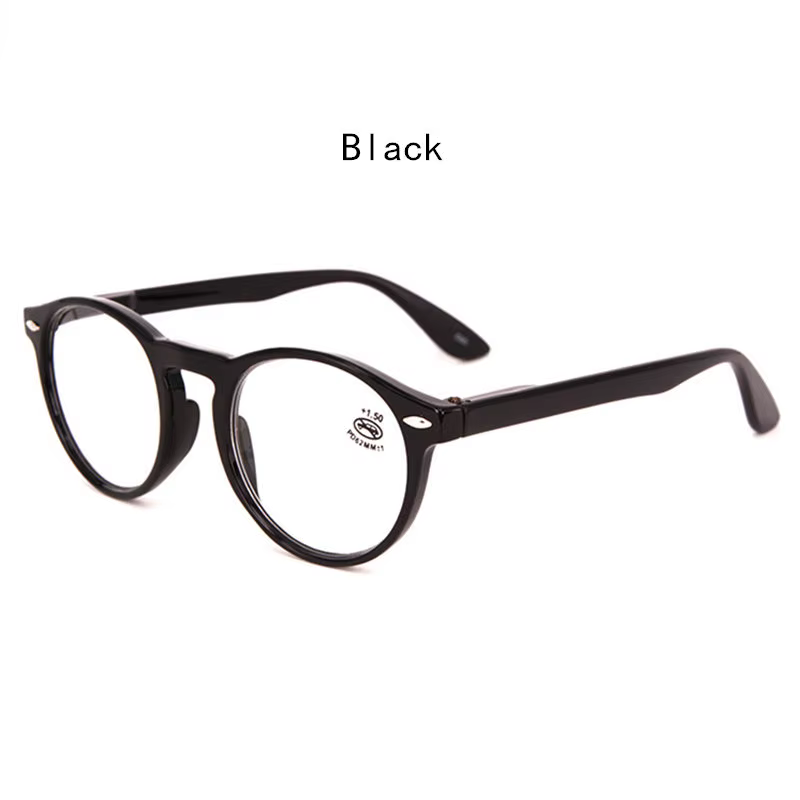 UVLAIK lunettes de lecture optiques rondes hommes femmes mode bleu noir lunettes cadre Vintage ultra
