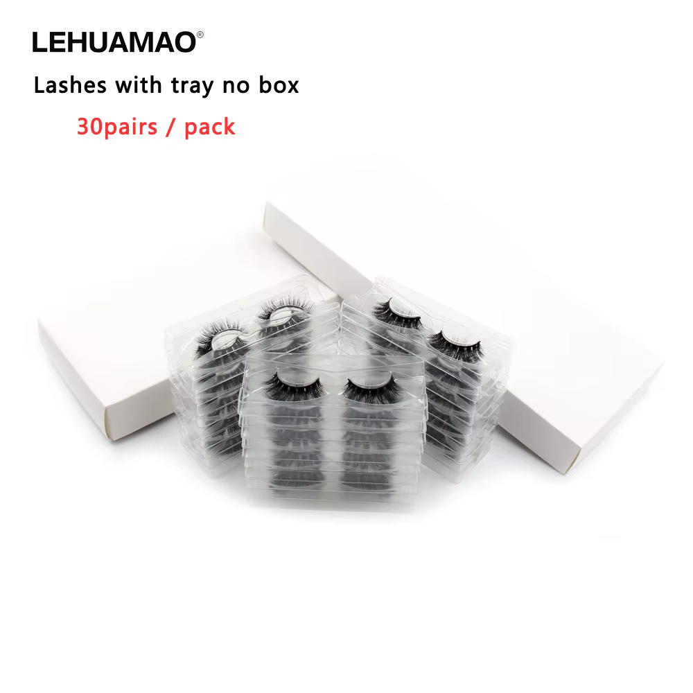 Faux cils de vison 3D avec escalade, faits à la main, bande complète, maquillage, moelleux, sans boî