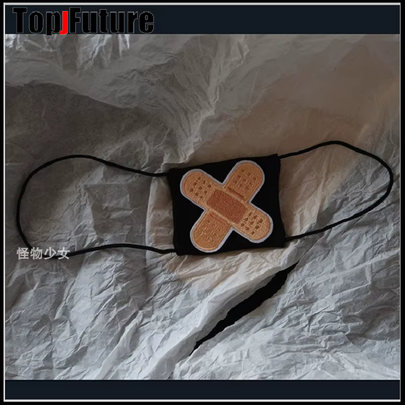 Costume Cosplay Anime pour femme, masque pour les yeux unique, couvre-chef avec les yeux bandés, bro