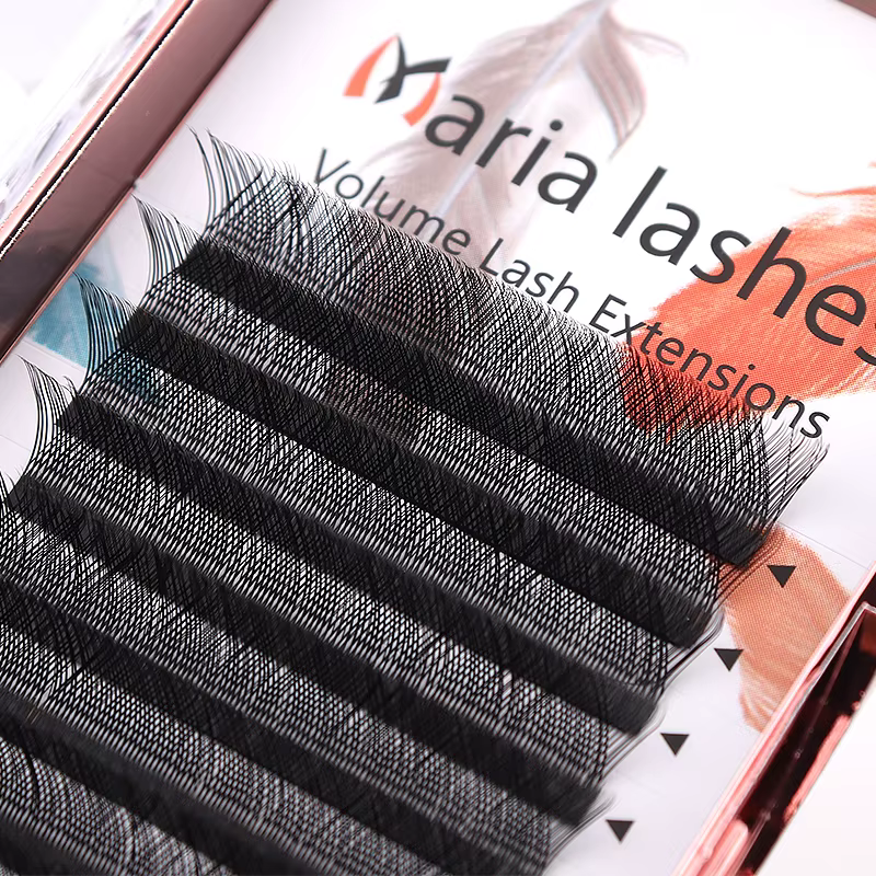 Maria 10 étuis YY forme cils beauté 0.05/0.07 YY Type V Extension de cils maquillage naturellement d