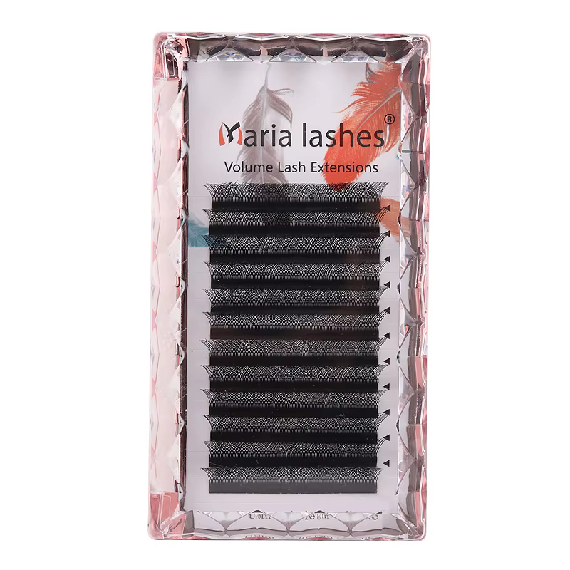 MARIA YY – grappes de cils en forme de fil 0.07 Y, Extension de cils bruns, maquillage naturellement