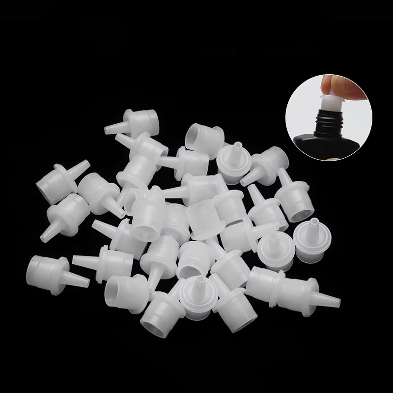 Bouchon de bouteille de colle pour cils, 20 pièces, buse de tasse adhésive, support adhésif, bouchon