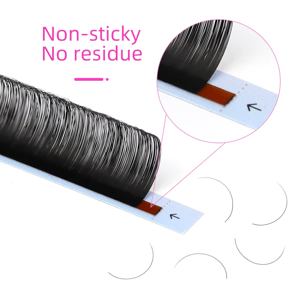 RUJADE 10 plateaux/lot vente en gros Extension de faux cils individuels vison cils de Volume russe c