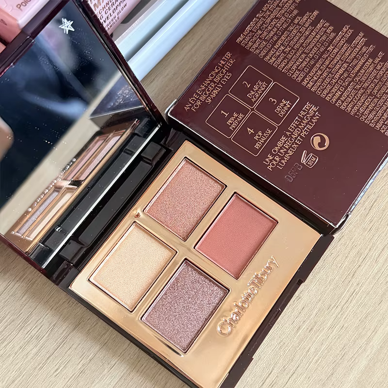 Charlotte Tilbury CT Highlight Shadow Palette de fards à paupières quatre couleurs et neuf couleurs