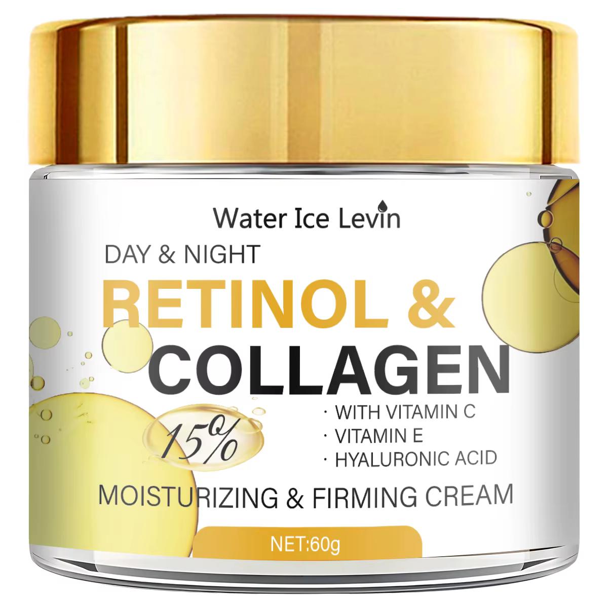 Crème pour les yeux au rétinol et au collagène : soulève visiblement, resserre, lisse. Cette crème a