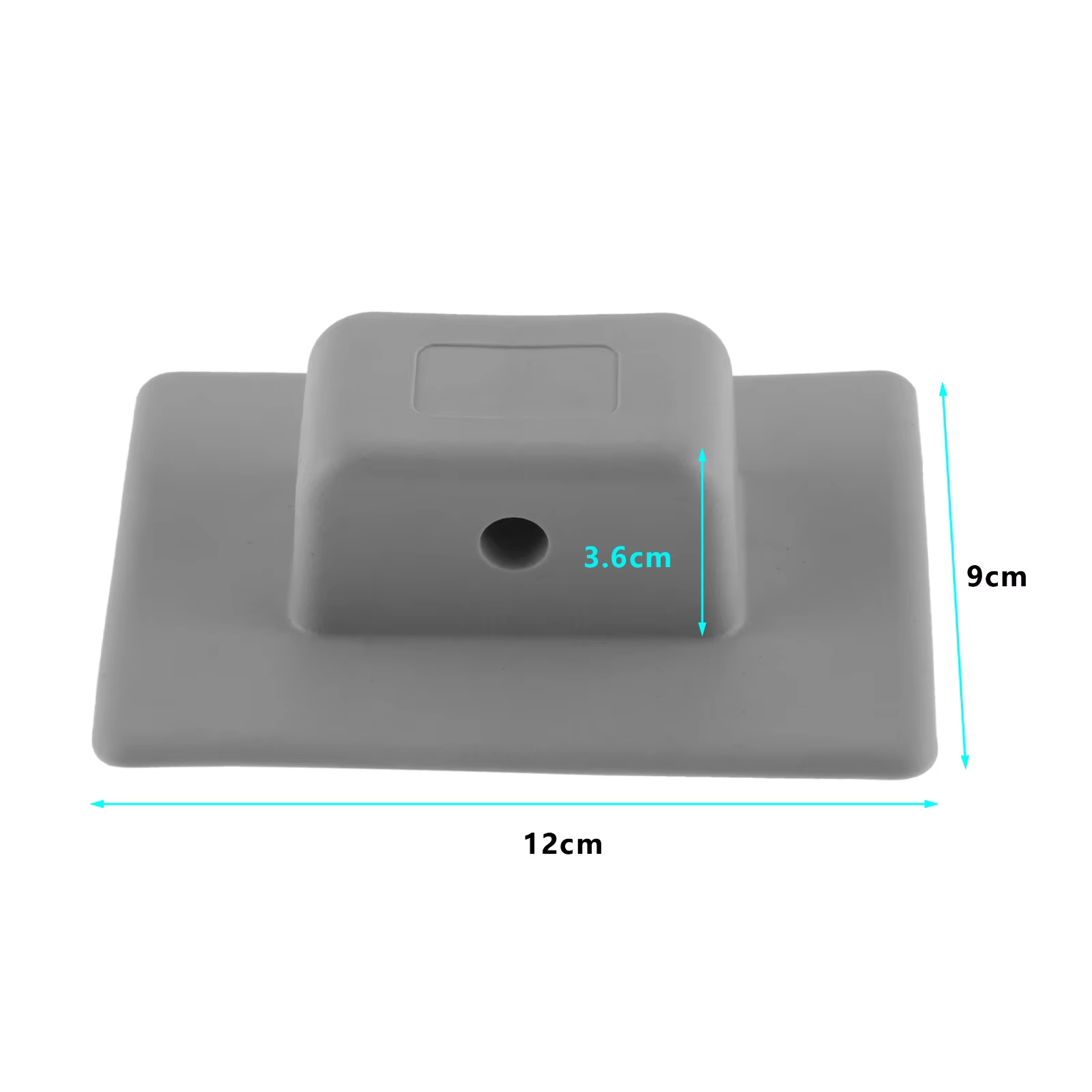 Base de tente de kayak en PVC, 12x9x3.6cm, 1 pièce, base de navigation pour bateau, accessoires de R