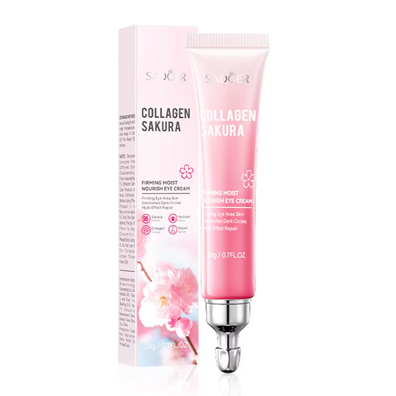 SADOER Sakura crème pour les yeux Anti cernes élimination yeux sacs raffermissant hydratant crèmes p