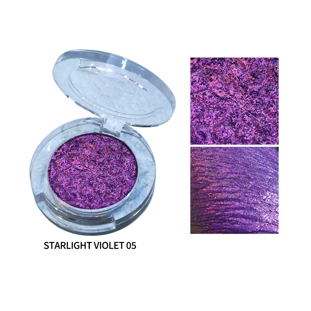Palette de fards à paupières Chameleon Eye - Ensemble de fards à paupières pressés duochrome personn