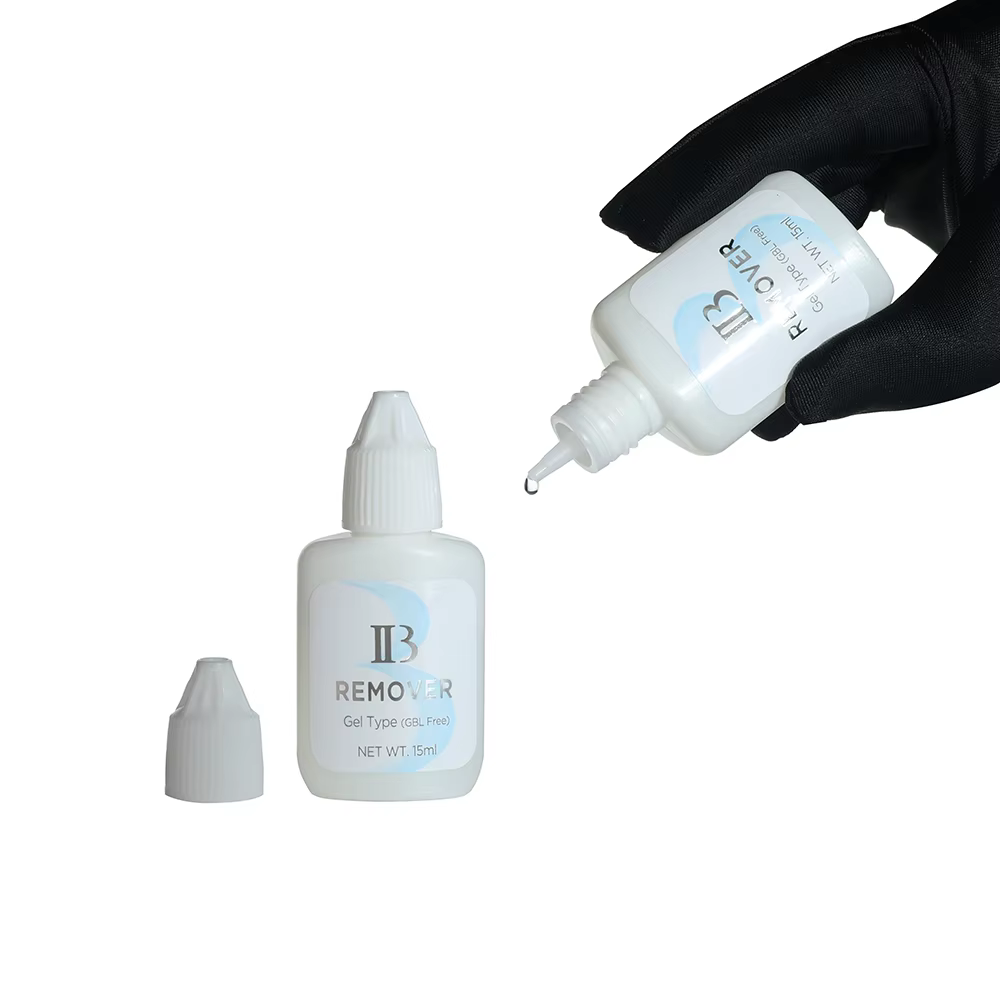 10 pièces I beauté dissolvant de colle GBL gratuit ib Extension de cils dissolvant de colle clair dé