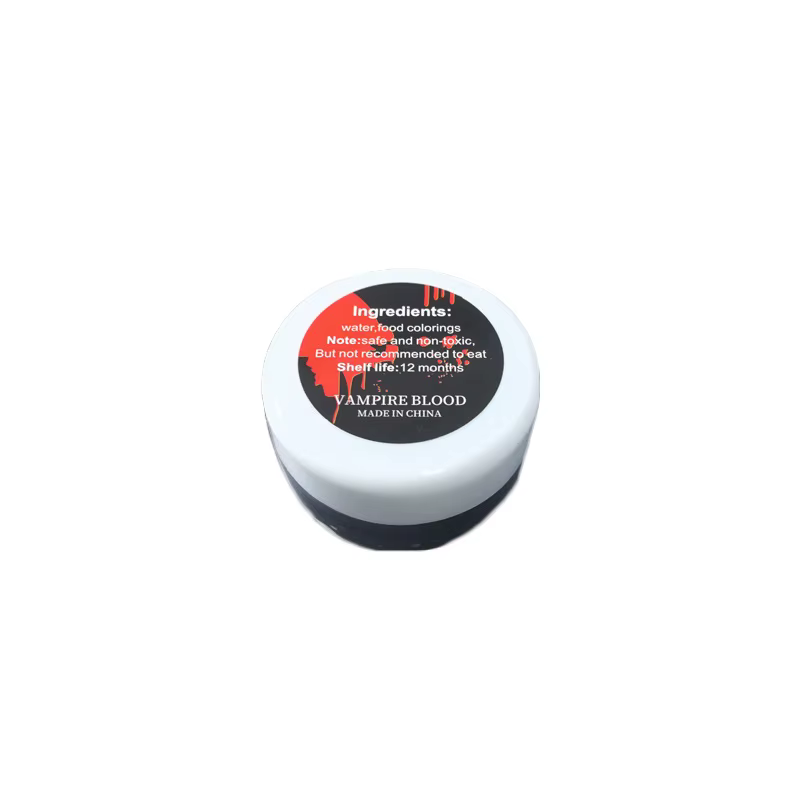 Kit de maquillage longue durée pour Halloween, 1/3 pièces, faux pâte de sang réaliste, squelette de 
