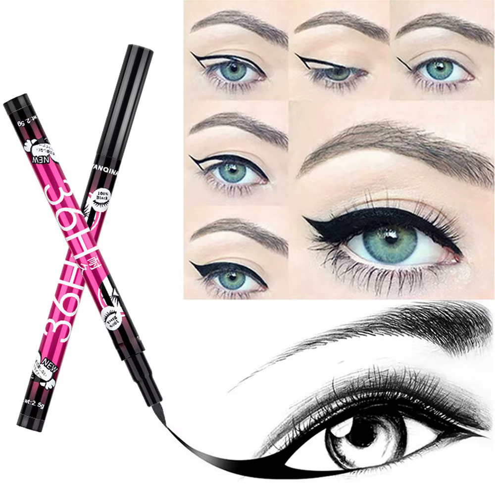 Eyeliner liquide noir crayon Eyeliner imperméable 36H stylo Eyeliner liquide longue durée séchage ra