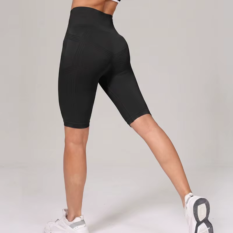 Shorts de yoga taille haute pour femmes, 5 pouces, effet push-up, sensation seconde peau, respirant,