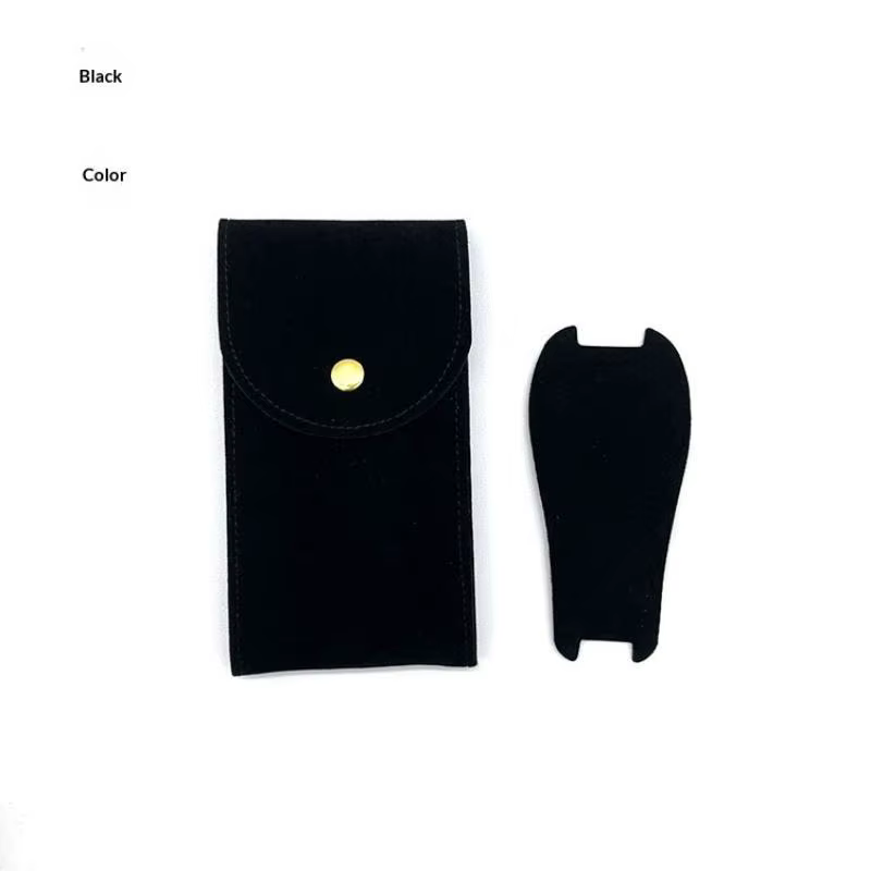 Sac de rangement pour montres en velours, anti-poussière, doublure douce anti-rayures, fermeture à p