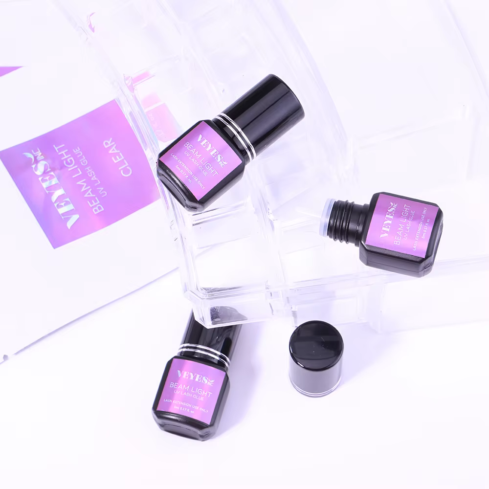 Veyes Inc Extensions de cils Colle UV pour cils transparente 5 ml