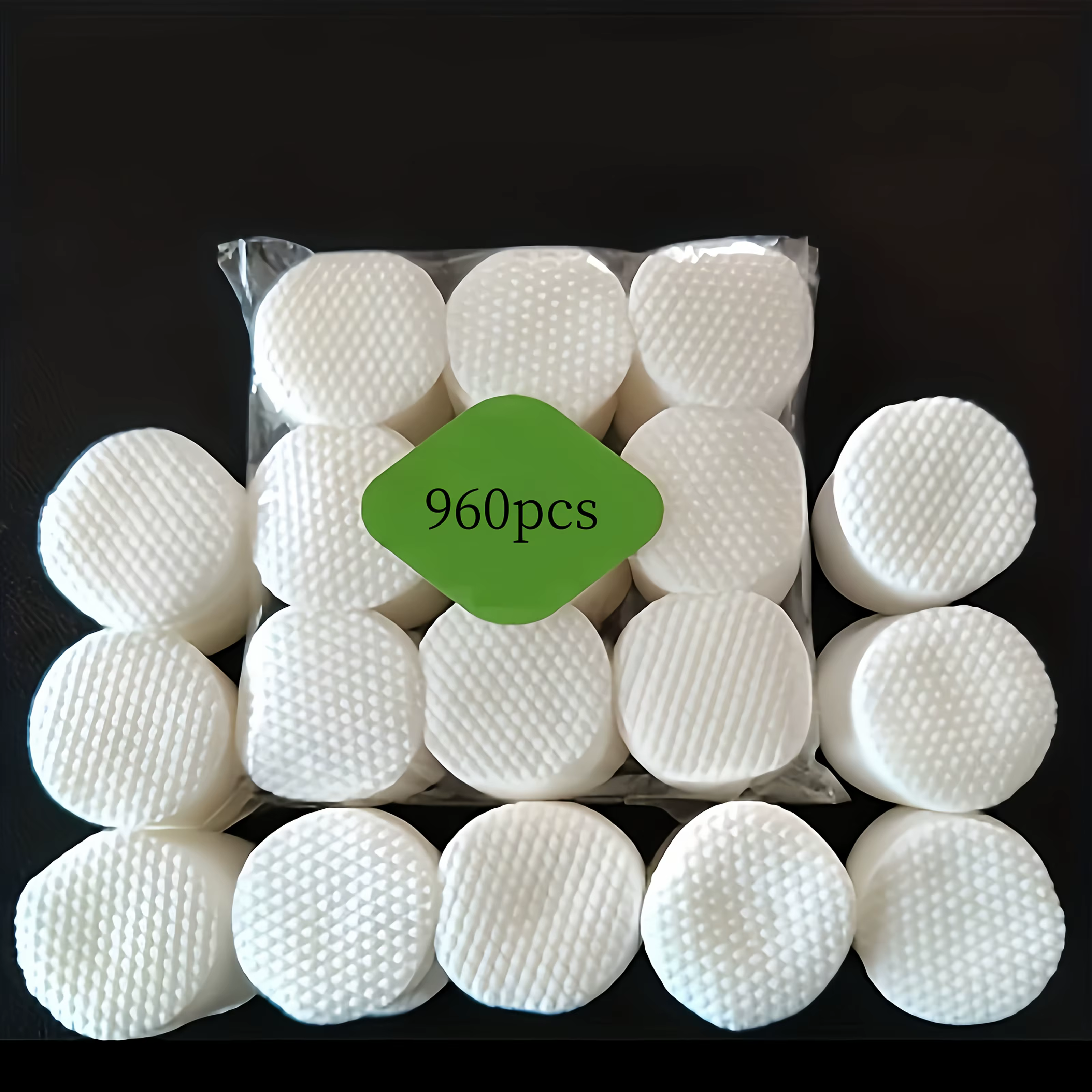 960 pièces en vrac de disques démaquillants en coton - Utilisation humide/sèche, épaissis, doux et r