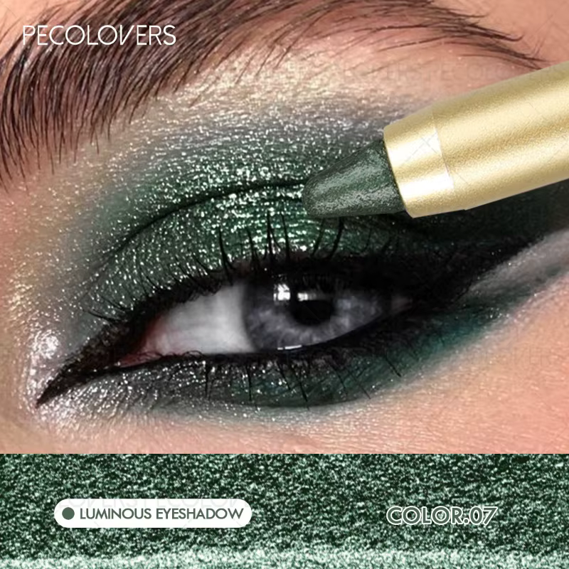 Stylo ombre à paupières Tube doré, sélection multicolore, reflets pour les yeux, yeux éclaircissants
