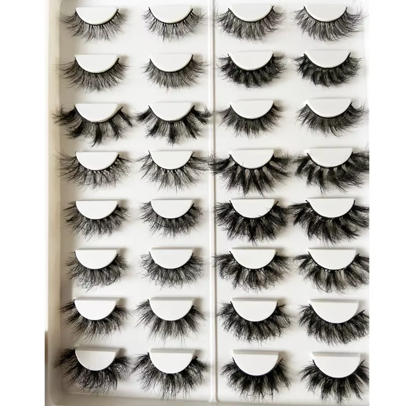 16 Styles mélanger cils de vison 3D cils de vison 100% cils sans cruauté cils naturels réutilisables