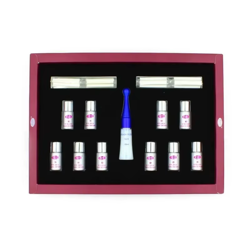 Ensemble de permanente de cils de marque Stars Colors 100%, pour faire la permanente des cils, pour