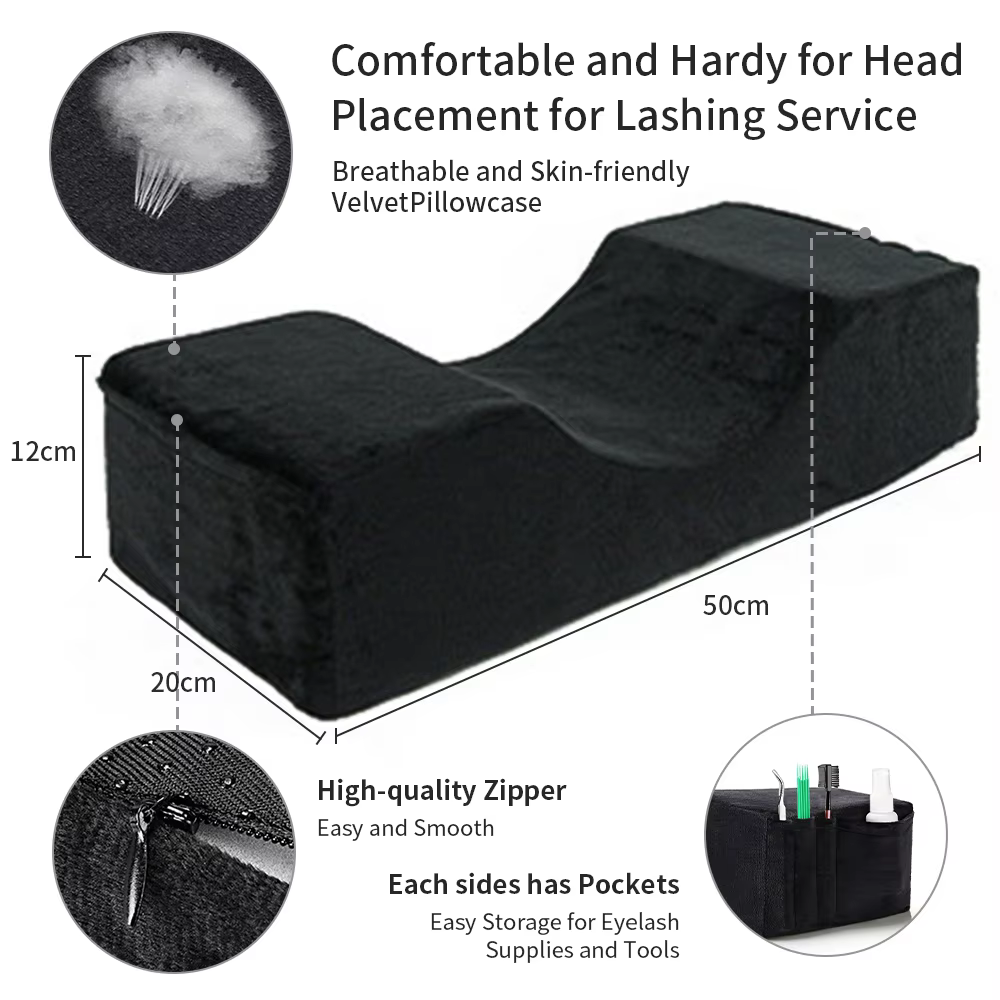 Oreiller pour cils, fournitures d'extension de levage de cils, accessoires professionnels en mousse