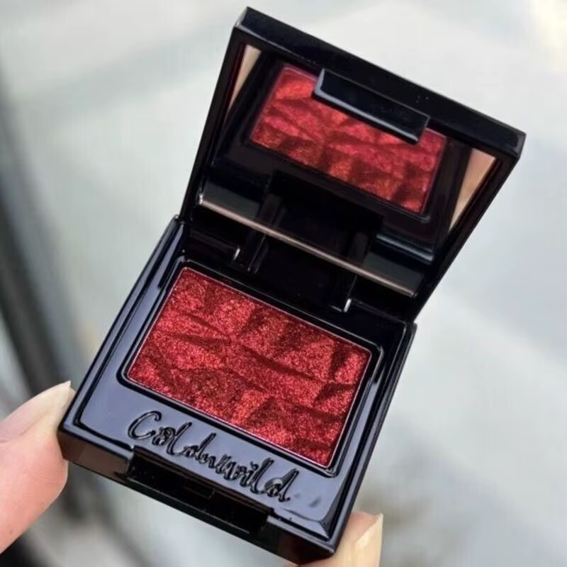 Nouvelle couleur! Fard à paupières caméléon, fard à paupières rouge froid et sauvage