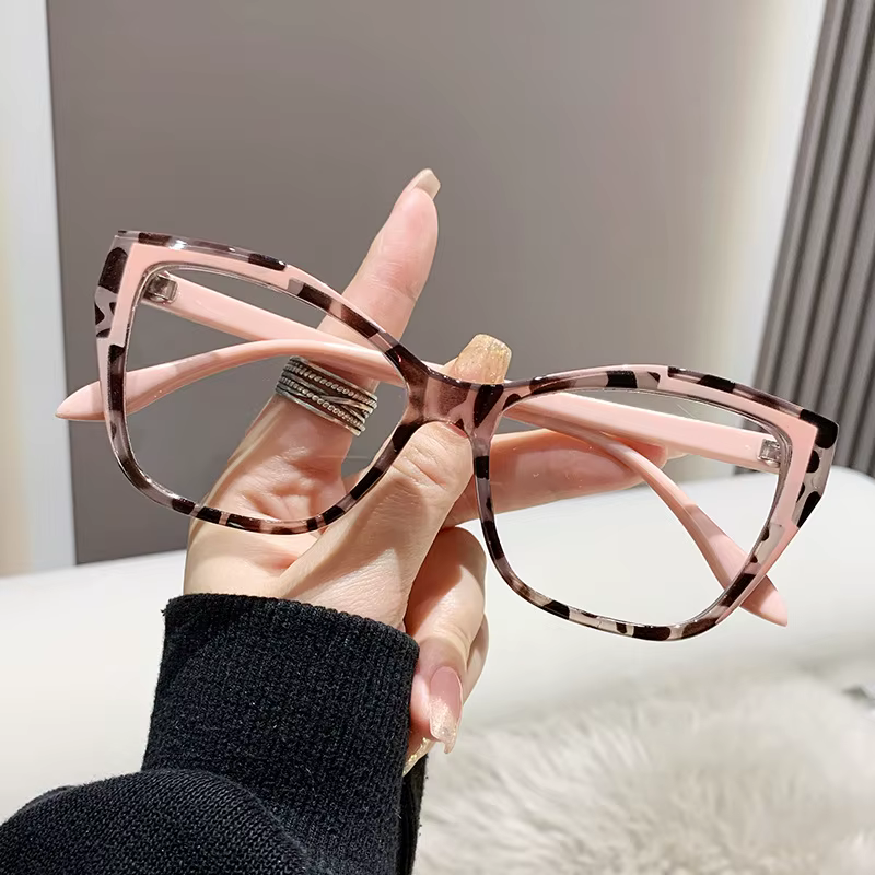 Lunettes de lecture œil de chat pour femmes, nouvelle marque de mode, tendance, léopard rose, Anti l
