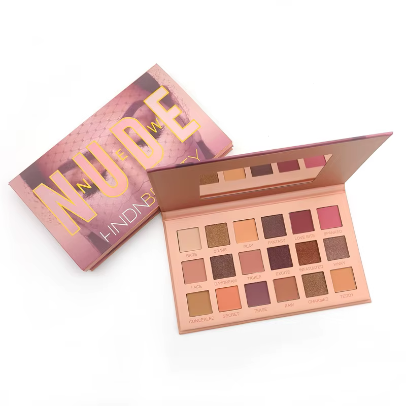 Palette de fards à paupières Hudabeauty 18 couleurs, haute pigmentation, maquillage des yeux, nouvel