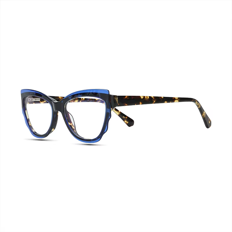 Lunettes œil de chat classiques en coquille de tortue pour femmes, rétro et à la mode, monture de ha