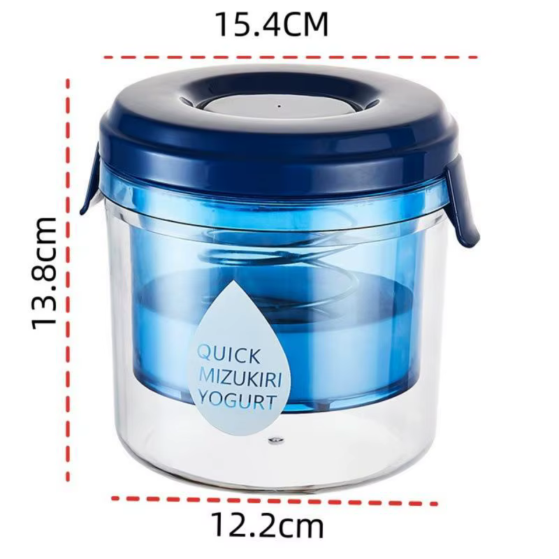 ❤ Passoire à yaourt de qualité alimentaire, filtration rapide, fonctionnement facile, couvercle herm