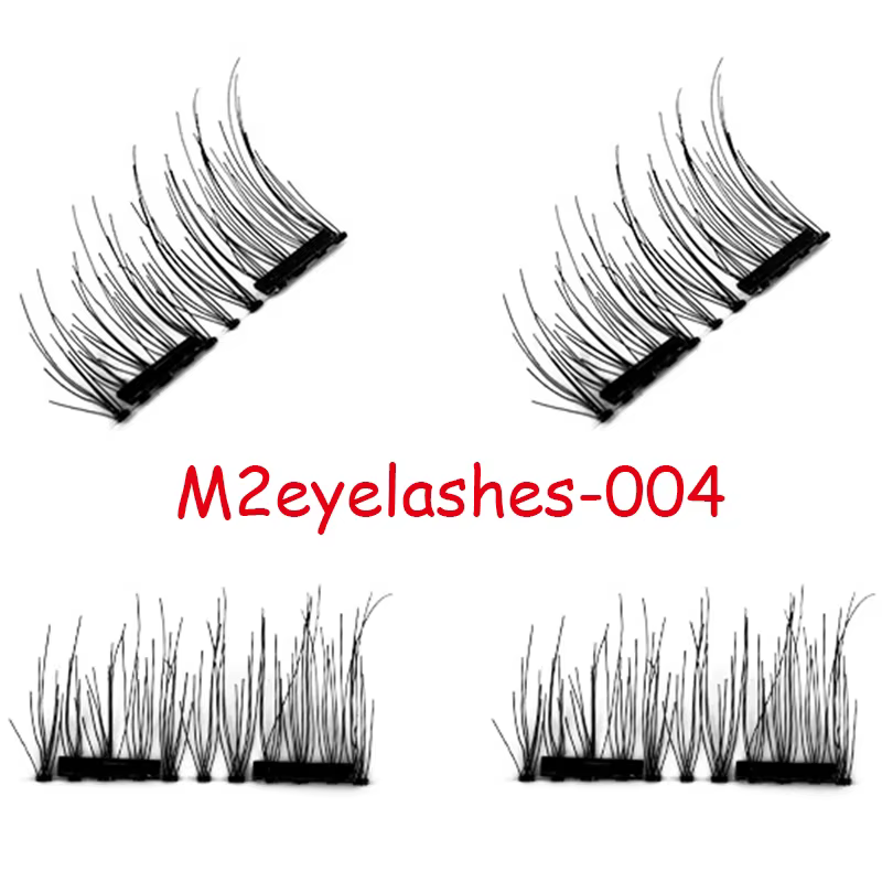 Kit d'extension de faux-cils magnétiques 3D, avec 2 ou 3 aimants, cils en vison réutilisables, Volum