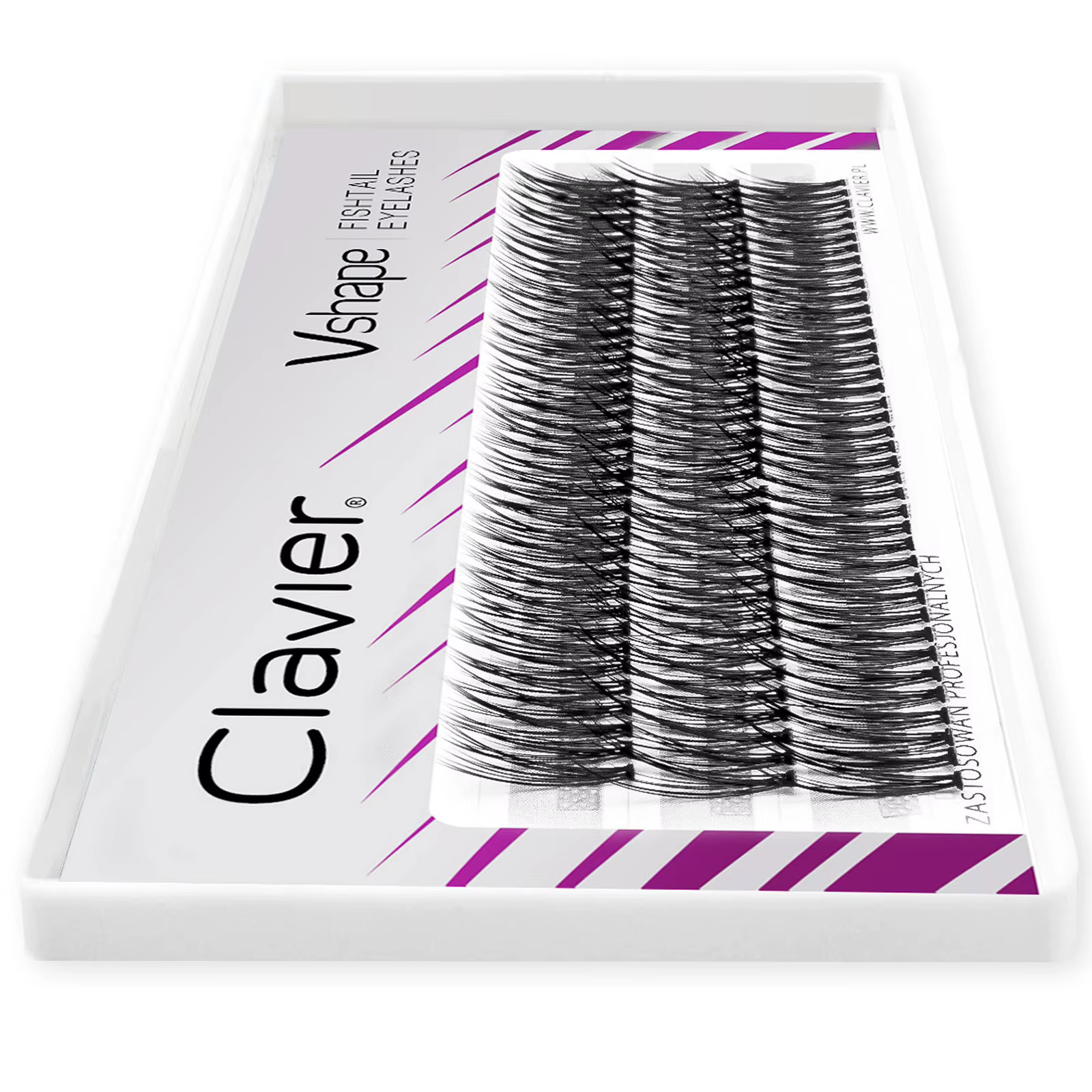 Clavier Vshape ensemble de cils aspect d'extension naturelle cils de type C 10 boîtes par ensemble m