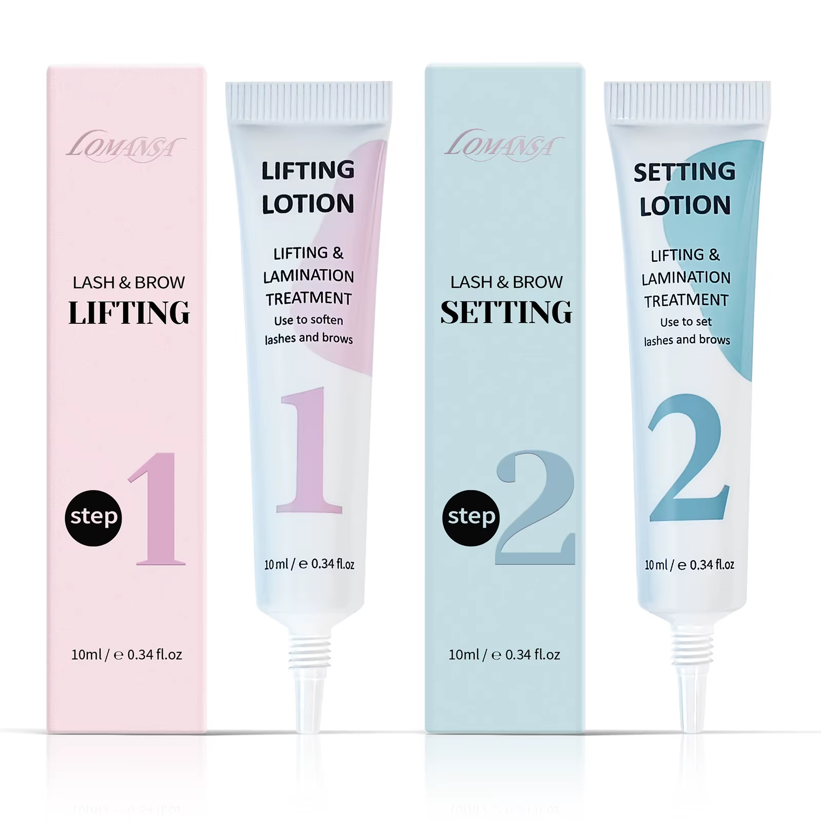 LOMANSA 10ml Fix Perming Tube ensemble cils ascenseur sourcils stratification Perm Fixation réglage