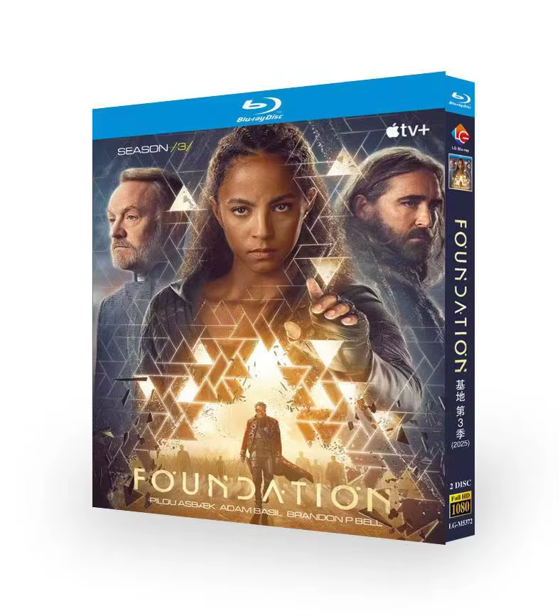 Foundation Saison 3 (2025) Blu-ray BD 2 Disques Nouvel coffret scellé
