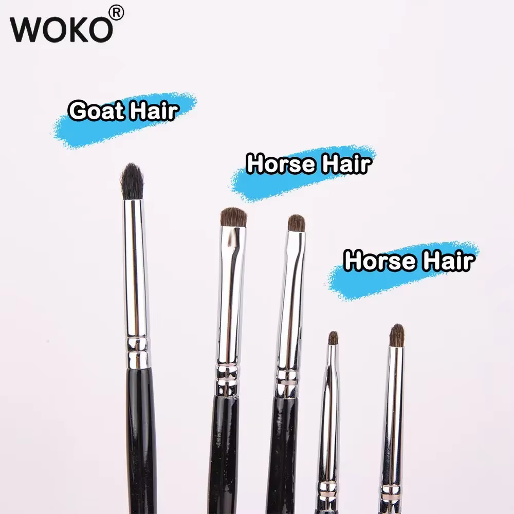 Petits pinceaux de maquillage à doublure fumée, Eyeliner, brosse à taches de précision, brosse de ma